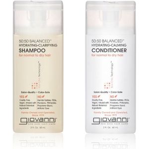 Giovanni Cosmetics - 50:50 Balanced Travel Set - Shampoo + Conditioner 2x 60 ml