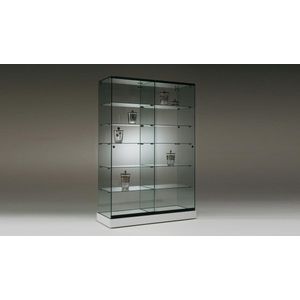 Vitrine type Volglas Nova 7 wit zonder verlichting