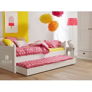 Alta Bedbank met matraslade, Snow white, hoogwaardige kwaliteit