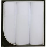 Swan 3 stuks - Heren zakdoeken White - 40 - Wit