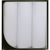 Swan 3 stuks - Heren zakdoeken White - 40 - Wit