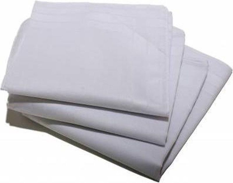 Dames 12 stuks - Zakdoeken Wit - 30