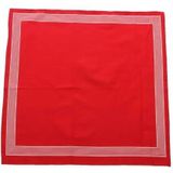 Boeren zakdoek Rood uni 55 x 55 cm - HRBZ41.