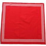 Boeren zakdoek Rood uni 55 x 55 cm - HRBZ41.