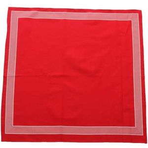 Boeren zakdoek Rood uni 55 x 55 cm - HRBZ41.