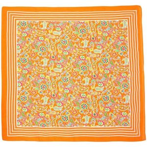 Boeren zakdoek Paisley rood 55 x 55 cm - HRBZ32.