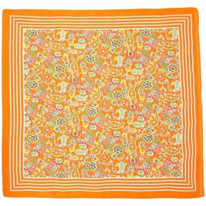 Boeren zakdoek Paisley rood 55 x 55 cm - HRBZ32