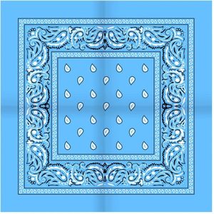 Boeren zakdoek Rain drop 54x54 - 54