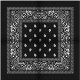 Boeren zakdoek Rain drop 54x54 - 54 - Grijs