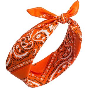 Bandana Rain Drop Oranje 54 x 54 cm