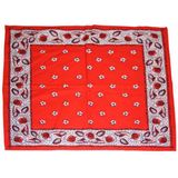 Boeren zakdoek rood Kleine Bloem 55 x 55 cm - HRBZ02