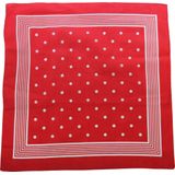 Tiseco Boeren zakdoek rood stippel 55 x 55 cm