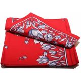 Boerenzakdoek - Tulpen Motief - 100% Katoen - 55 x 55 cm