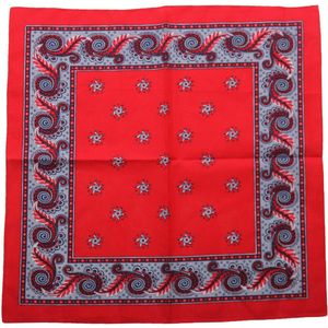 Harlekijn zakdoek rood 55 x 55 cm - HRBZ045