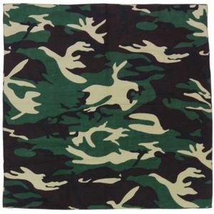 Zakdoek Leger print 54x54 cm - 54 - Groen