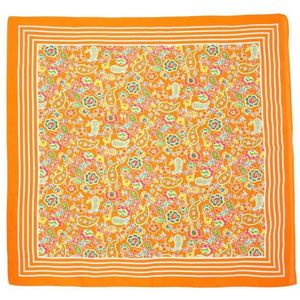 Boeren Zakdoek - Oranje - 55 x 55 cm - Katoenen Boerenzakdoek