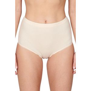 Entex ondergoed dames taille slip - Elastisch katoenen ondergoed dames - Betaalbaare dames onderbroek - vrouwen ondergoed  - Huidskleur