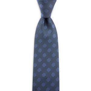 Sir Redman - stropdas - Dressed Big Dot blauw - geweven polyester Microfill - lichtblauw / donkerblauw