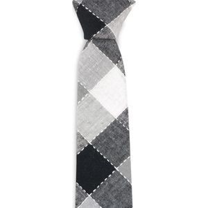Sir Redman - stropdas - Scott la Rock - katoen - zwart / grijs / wit