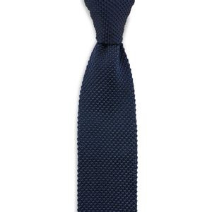 Sir Redman - gebreide stropdas - donkerblauw - polyester