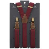 Sir Redman Luxe Bretels Buck Bordeaux