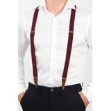 Sir Redman Luxe Bretellen Buck Bordeaux -