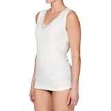 Entex Thermoshirt dames korte mouw - Wit - Thermokleding met kant