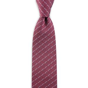 We Love Ties - Stropdas Dressed - Square - geweven zuiver zijde - fuchsia / roze