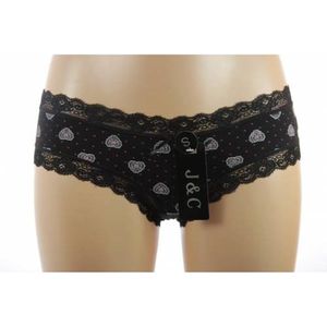 Hipster - Blauw - Katoen - Met Kant en Hartjes Print