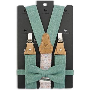 Sir Redman - bretels combi pack - Gracefull Groom green - zeegroen