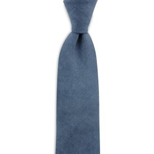 Sir Redman - stropdas - Soft Touch Denim blauw - soft touch katoen - denim blauw
