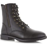 Shoecolate Leren veterboot met rits veterboots dames