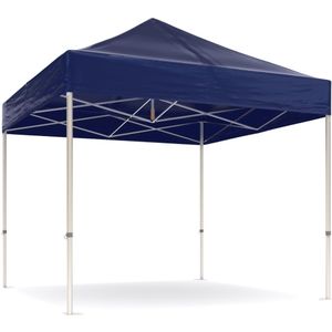 Easy up partytent 3x3m - Professional | PVC gecoat polyester - Blauw