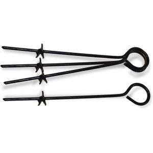 Campking - Grondpen Gesloten Oog / Tentharing (10 stuks
