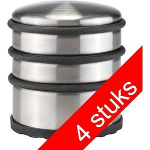haushalt 16577 - 4 stuks - Deurstopper - 7 x 7 cm