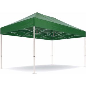 Easy up partytent 3x4,5m - Professional | PVC gecoat polyester - Groen