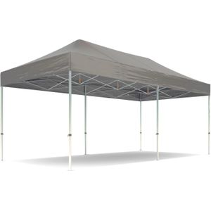 Easy up partytent 3x6m - Professional | PVC gecoat polyester - Zandkleur