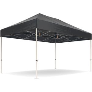 Easy up partytent 3x4,5m - Professional | Heavy duty PVC - Zwart