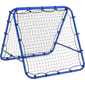 Rebounder Voetbal - Rebounder - Kickback - Voetbaldoel - 100x90cm - Blauw