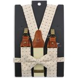 Sir Redman Bretels Combi Pack Dapper Dot Beige