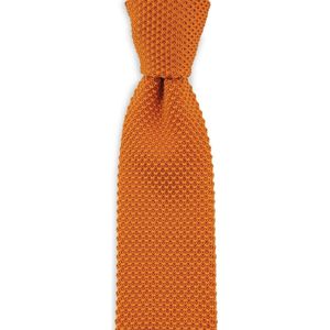 We Love Ties - Stropdas gebreid oranje - gebreid polyester