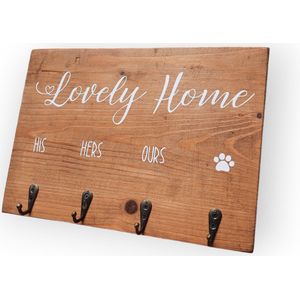 Sleutel opberg bord sleutelkastje sleutelrekje "" lovely home his hers ours pootje