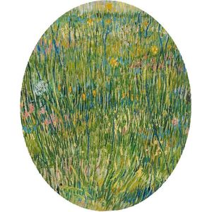 Grasgrond, Vincent van Gogh - Foto op Behangcirkel - ⌀ 40 cm