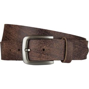 Fana Belts leren riem grote maat bruin - Taillemaat 130 - Dames/Heren riemen - Stoere Riem - Jeans riem - XL riemen