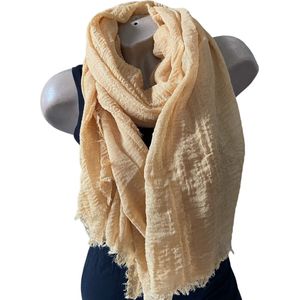 Dames effen kleur sjaal 97# LIGHT CAMEL