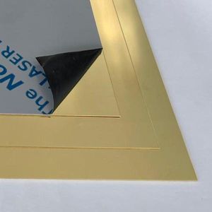 Messing vlakke plaat - 4mm - 200x200mm
