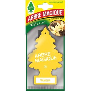 Geurboom Vanille - 4 Stuks - Arbre Magique Luchtverfrisser - Geel - Voor in de auto/vrachtwagen/bus