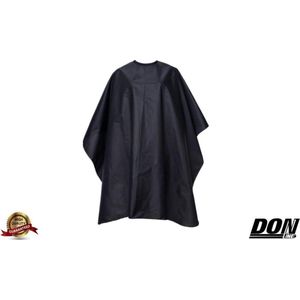 Kapmantel - Zwart - Voor Mannen & Vrouwen - Waterdicht - Professionele Kappers/Haarstylisten Kapmantel voor haarstyling, kapsels en haarkleuring