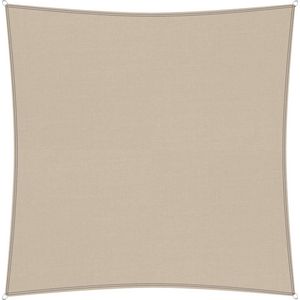 Schaduwdoek 3 x 3m | Vierkant - Waterdicht | Zandkleur