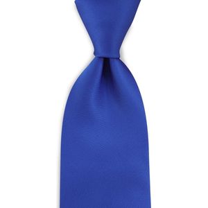 JB Collection - Stropdassen - stropdas kobaltblauw - kobaltblauw